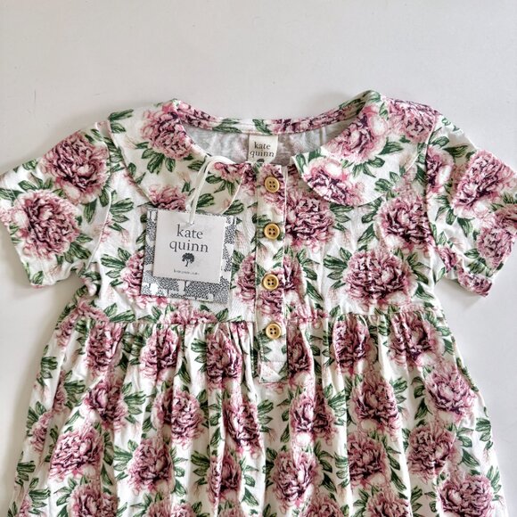 Kate Quinn Dress | Peony Floral Print | 2T | NWT - Picture 4 of 6